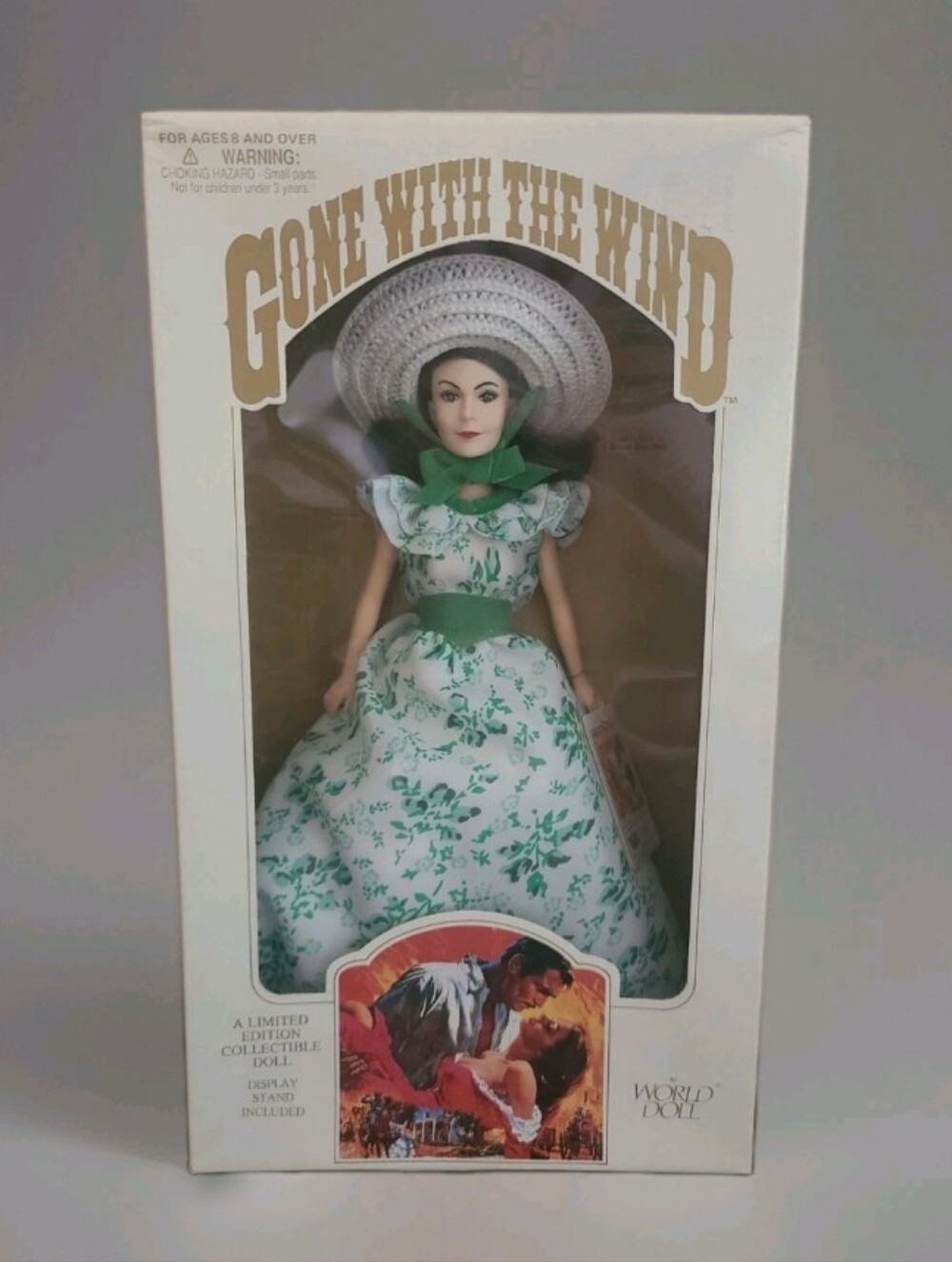1989 World Doll Gone With The Wind Scarlett O’Hara #71152 Vintage NIB Green